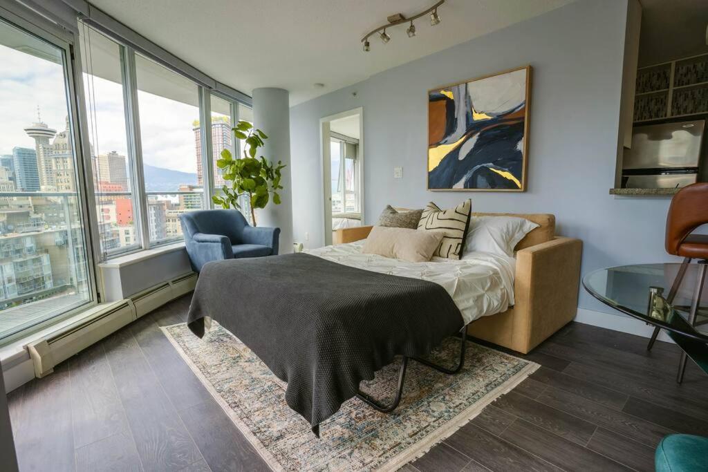 Downtown King Suite-Surround Views-Pool/Gym/Parkng Vancouver Exterior foto